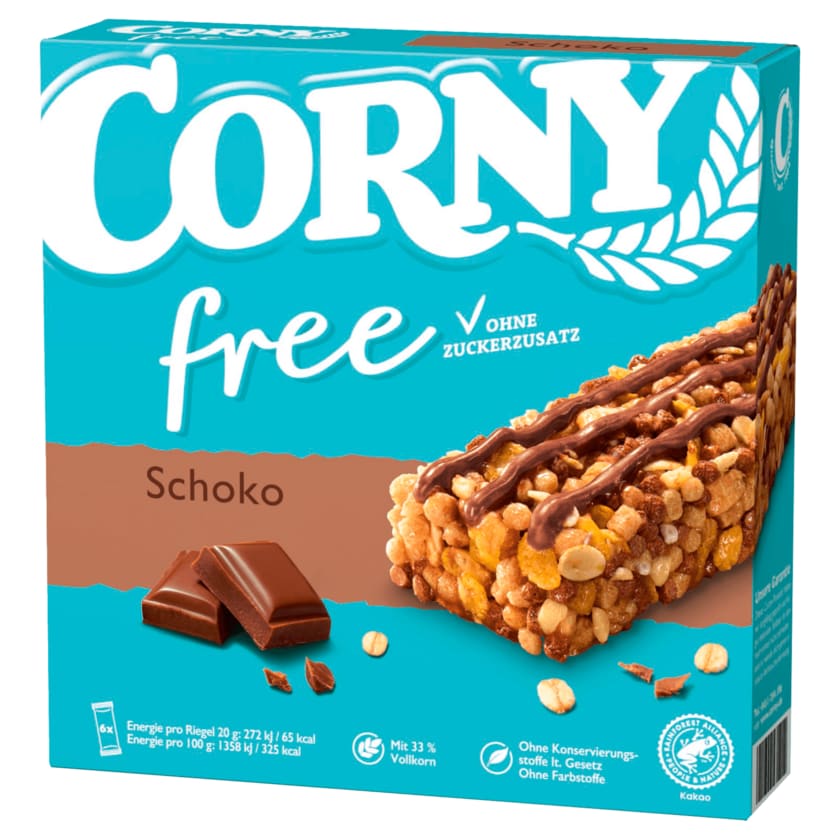 Corny Free Schoko 6x20g